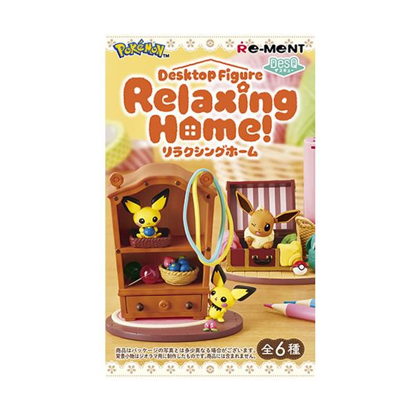 H-4521121209548 リーメント ポケットモンスター DesQ Relaxing Home! 6個入りBOX販売