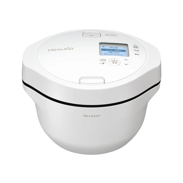 保証書付き 新品未使用 HEALSIOホットクック KN-HW24H-W ヘルシオ KN-HW24H-W シャープ 2.4L ホットクック プレミアムホワイト