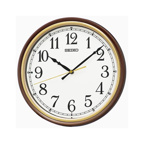SEIKO KX271B セイコー 掛け時計 スタンダート 茶メタリック