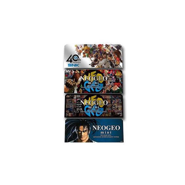 NEOGEO-mini-STICKER SNK ネオジオミニ キャラクターステッカー4枚セット