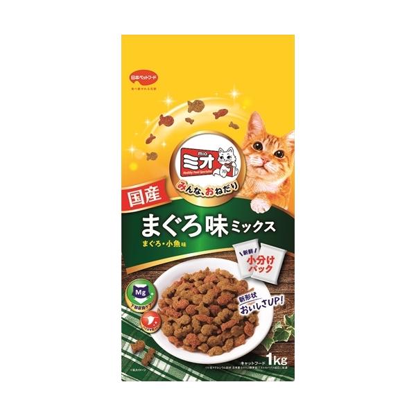他サイト： P-4902112046395 日本ペットフード  ミオドライミックス　まぐろ味１ｋｇの商品画像