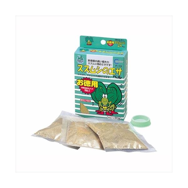 ・飼育に便利な専用餌皿付き、栄養バランスが良い鈴虫の餌です。複数飼育に便利です。