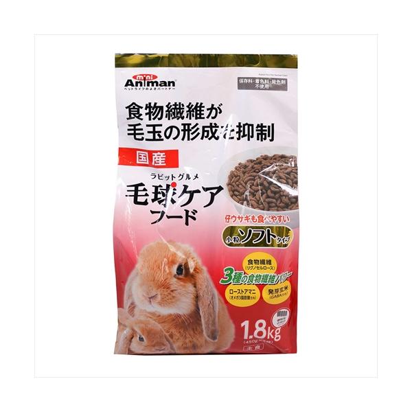 他サイト： P-4976555243222 ドギーマン ラビットグルメ 毛球ケアフード ソフトタイプ 1.8kg(450g×4袋)の商品画像