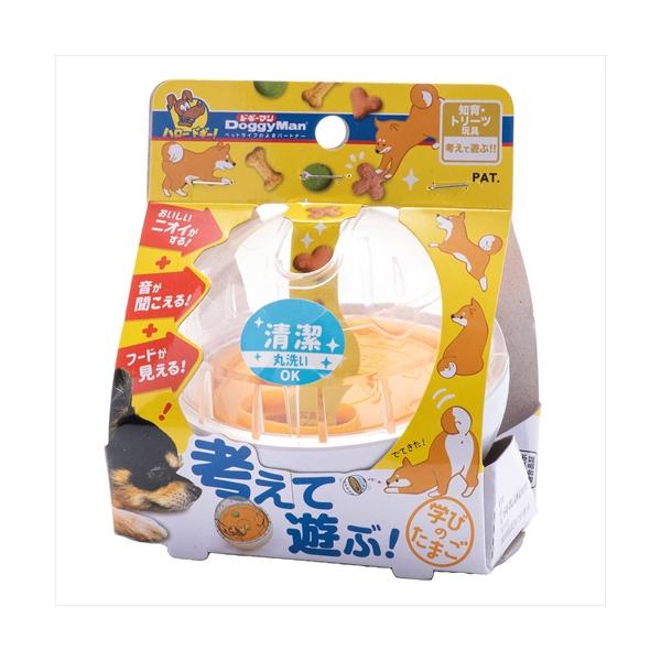 「おいしいニオイと見えるフードが、出そうで出ない！」考えて遊ぶ知育トリーツ玩具です。・たまごを楽しそうにコロコロする姿が、かわいいので、見ている人も飽きません。・難易度は4ステージなので飽きずに遊べます！・持ち運び時にフードが飛び散らない様...