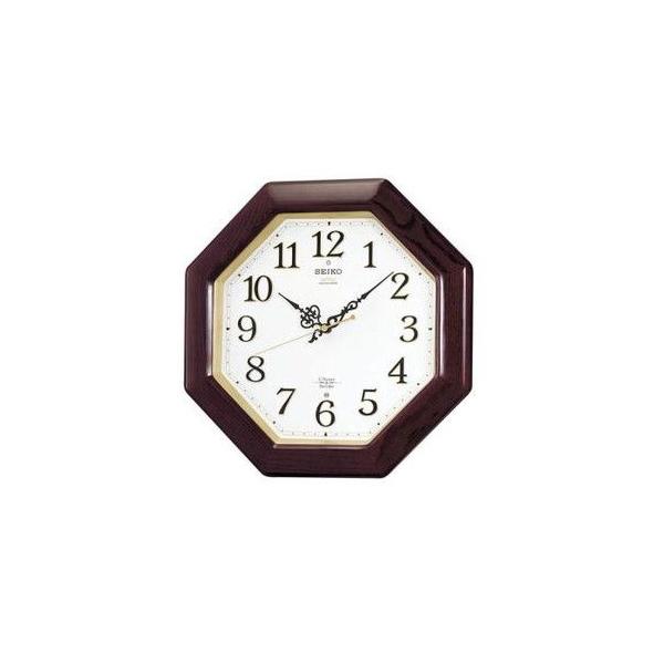 SEIKO 掛け時計 電波 RX210B セイコークロック 八角形 木枠 セイコー 電波掛時計 RX210B (時計) 価格比較 - 価格.com