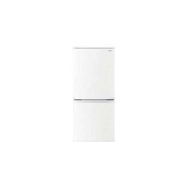 SHARP（シャープ） SJ-D14E-W 137L 冷蔵庫 つけかえどっちもドア