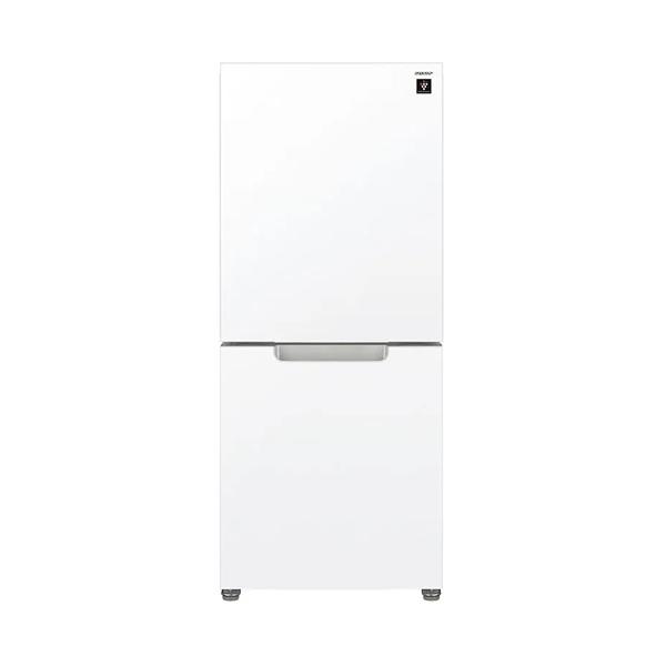 PLAINLY SJ-GD15P-W シャープ 152L 2ドア冷蔵庫 クリアホワイト