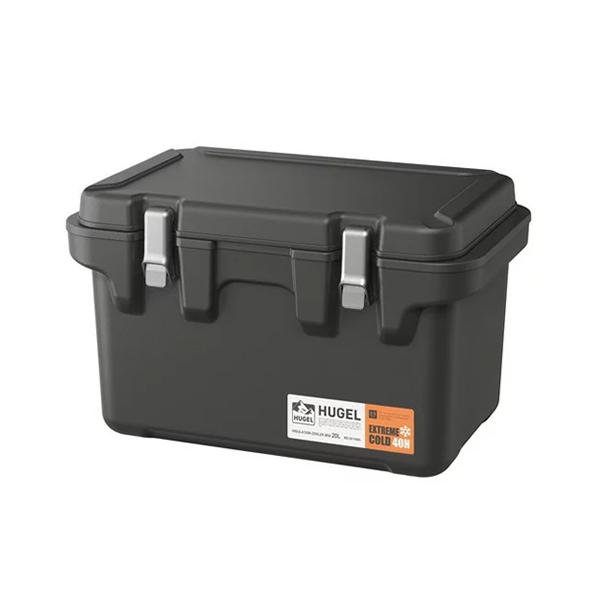アイリスオーヤマ(Iris Ohyama) VITC-20 チャコールグレー HUGEL 真空断熱クーラーボックス 20L IRIS OHYAMA（アイリスオーヤマ） VITC-20-CH HUGEL 20L 真空断熱