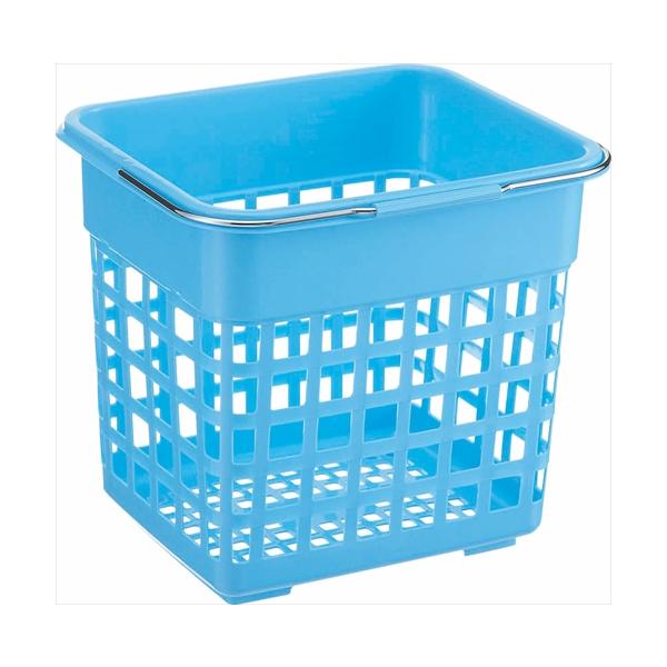 ●日常のメンテナンスから定期清掃まで幅広く使える多機能バケツ。●システムバケツECOとセットでご使用ください。●商品サイズ：幅290×奥行240×高さ260mm●重量：330g●材質 バスケット：再生PP、バスケット取手：スチール●色：ブルー