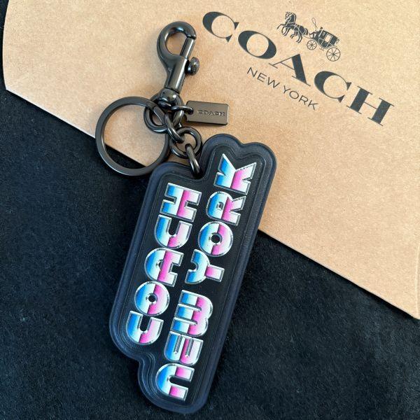 COACH（コーチ） キーホルダー New York ロゴマーク バックチャーム
