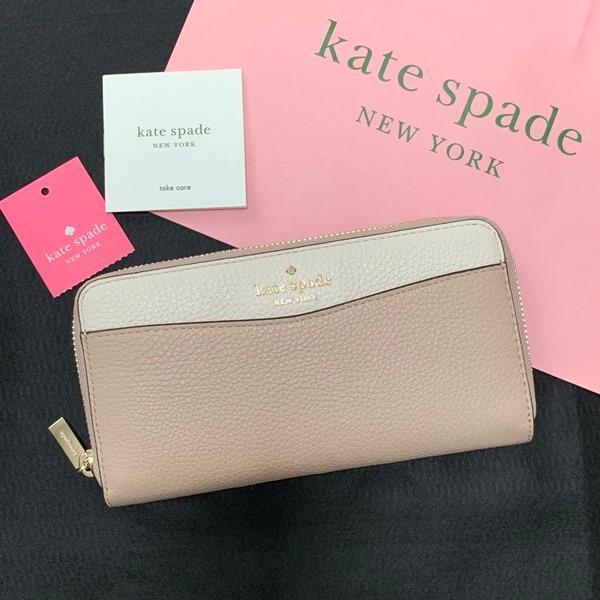 kate spade newyork バイカラー長財布 - 長財布