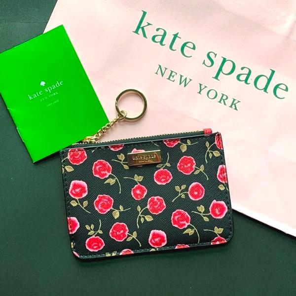 ※訳あり ケイトスペード 小物 小銭入れ コインケース 花柄 フローラル kate spade/WLRU5052-646