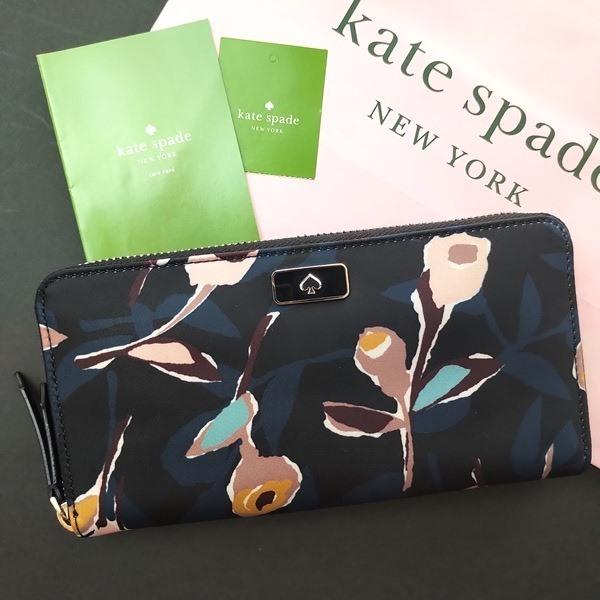 他店圧倒価格 最安値に挑戦 ケイトスペード Kate Spade 財布 長財布 レディース 花柄 ラウンドファスナー Wlru5302 098 ケイトスペード 財布 レディース 長財布 新作 Institutoedinheiromarica Org