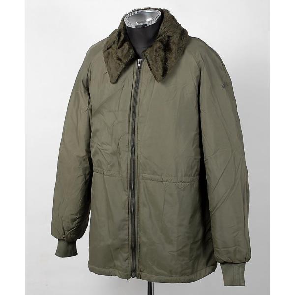 フランス国家憲兵隊 ジャンダルムリ OD ボアライナージャケット USED