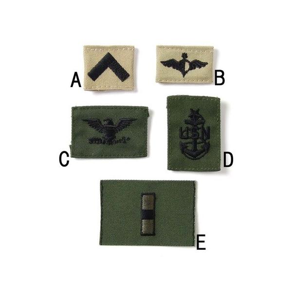 US．ミリタリー襟章（新品）RANK-GN-S : LA-BOY - 通販 - Yahoo
