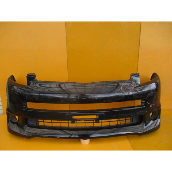 ZRR70W ZRR75W 前期 VOXY ヴォクシー Z ZS 純正フロントバンパー フォグランプ付き 黒 202 ブラック ヴォクシー/VOXY(ZRR70W/ZRR75W)前期 ZSグレード用!純正
