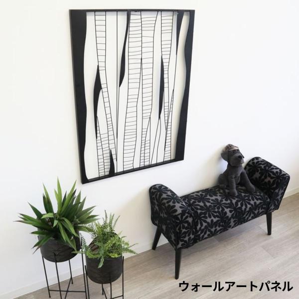 ★商品紹介★モダンテイストのアイアンウォールアートパネル、壁掛けです。絵を飾る感覚でお部屋のインテリアにどうですか？重さも軽く、ピンで簡単に取り付け可能です♪和・洋・モダン、どんなお部屋にもあわせやすいく、特に白壁にはぴったり♪とてもオシャ...