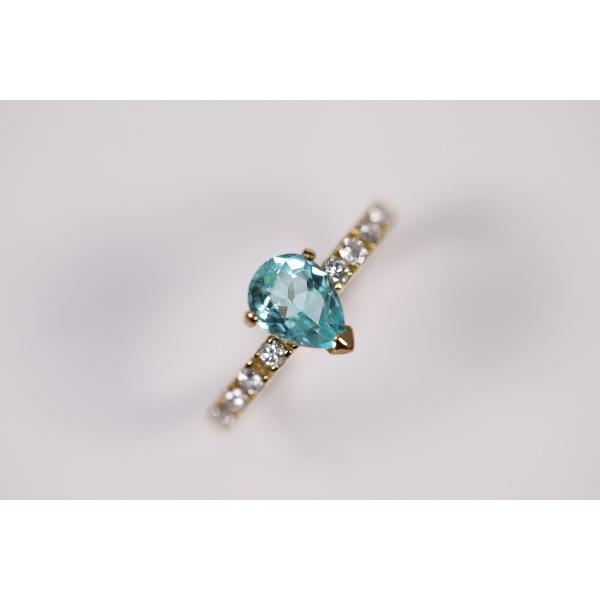 K18 パライバトルマリン リング（1.016ct）No.1 : ラ・テールストア