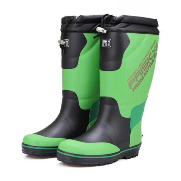 三馬 ミツウマ メンズ 紳士 男性用 軽量設計 防寒長靴 滑りにくい レインブーツ 寒冷地仕様 冬仕様太型 フリスクライト38 グリーン green てくてく 通販 Yahoo ショッピング