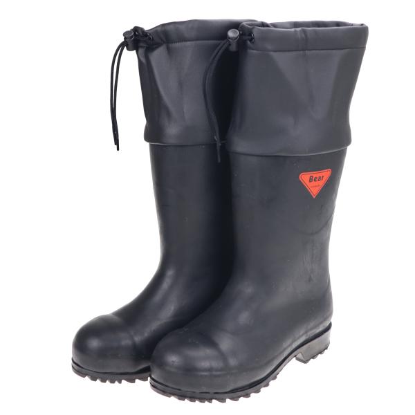 セーフティベアー ＃1001 SIBATA シバタ工業 メンズ 防寒ブーツ 防寒長靴 倉庫 寒冷地 冷凍庫作業 冷蔵庫 AC112 カバー付き ブラック 黒
