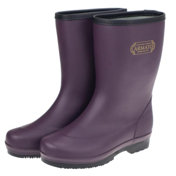 軽量設計で長時間履いていても疲れにくく、足への負担を出来ます。長靴本体が柔らかいのでしゃがみ込んでの作業等にもお勧め。艶消しタイプで落ち着いたデザインに。濡れた路面でも滑りにくい。3E規格で履き心地も抜群。ドライナー吸汗裏布＆吸汗フラットイ...