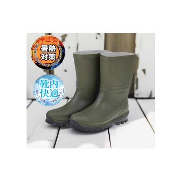 弘進ゴムの暑熱対策のレディース長靴が登場。弘進ゴム独自のムレノンシステム採用で爽やかな履き心地を再現、靴内の湿度を最大20％軽減。ムレノンINJシステム：底面に空洞部分を設置し汗や湿気を落とし込み歩くたびに靴内の空気の循環が促され内部の蒸れ...