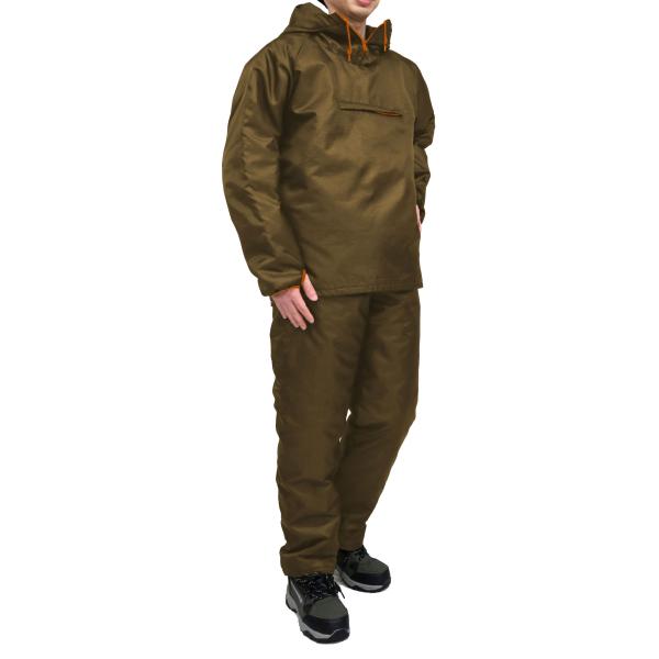 冬場の農作業や畜産・ガーデニング作業にお勧めの防寒ヤッケ上下セット引き裂きに強いリップストップ生地使用胸ポケット付で小物の収納が可能です親指が出せるサムホールキルトタイプで暖かく快適に作業をサポート素材表地：ポリエステル100％ はっ水中綿...