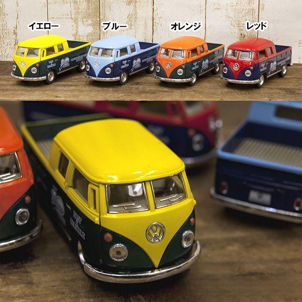 ミニカー ダイキャスト プルバック式 フォルクスワーゲン 1963 バス
