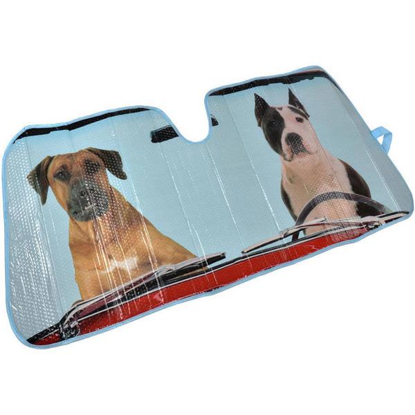 カーシェイド 2Dogs（2ドッグス）車用 フロントガラス サンシェード（サンシェイド）犬