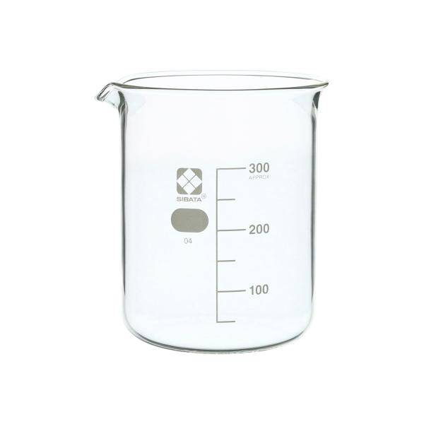 ビーカー 目安目盛付 300mL 010020-300A 1個 柴田科学(SIBATA)