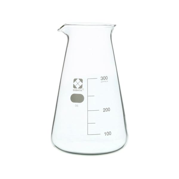 コニカルビーカー 目安目盛付 300mL 010050-300A 柴田科学(SIBATA)