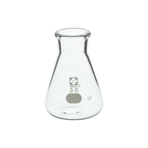 三角フラスコ 目安目盛付 30mL 010530-30A 柴田科学(SIBATA)