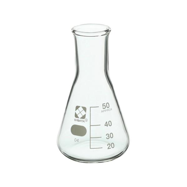 三角フラスコ 目安目盛付 50mL 010530-50A 柴田科学(SIBATA)