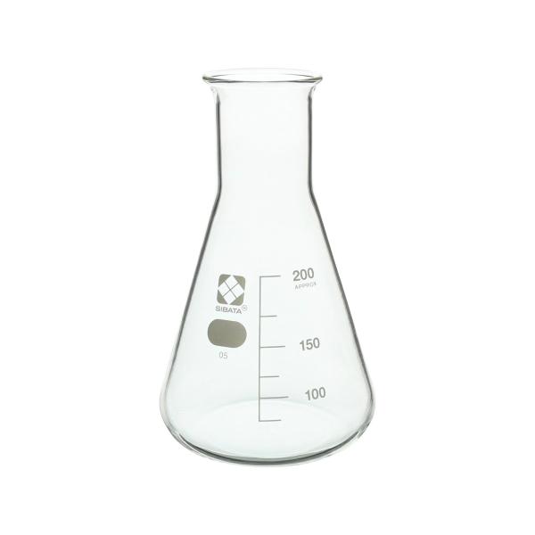 三角フラスコ 目安目盛付 200mL 010530-200A 柴田科学(SIBATA)