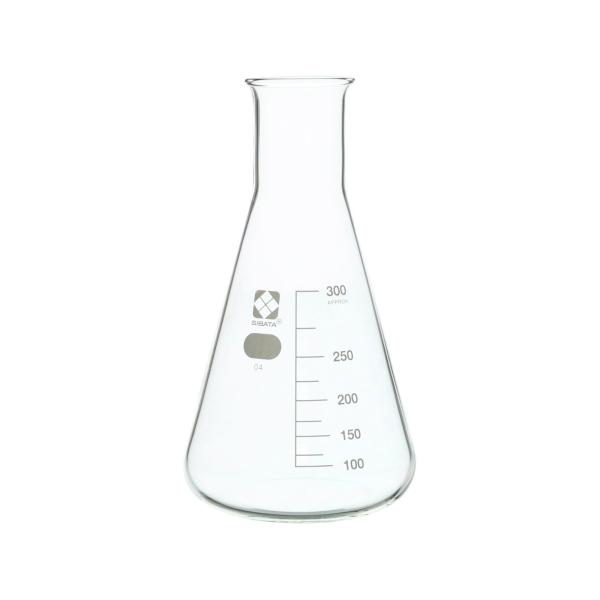 三角フラスコ 目安目盛付 300mL 010530-300A 柴田科学(SIBATA)
