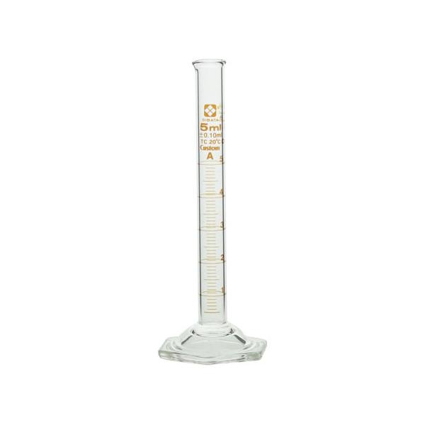 メスシリンダー カスタムA 5mL バンパーなし 026500-5 柴田科学(SIBATA)