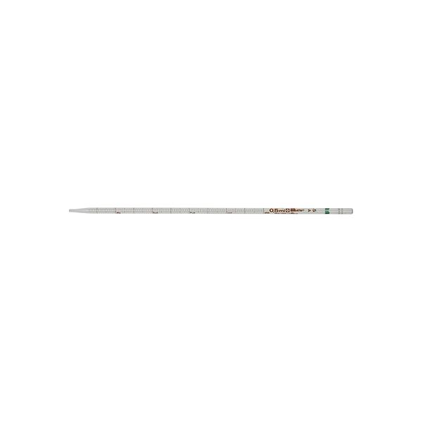 メスピペット スーパーグレード 先端目盛 カラーコード付 0.5mL 020020-05A 柴田科学(SIBATA)