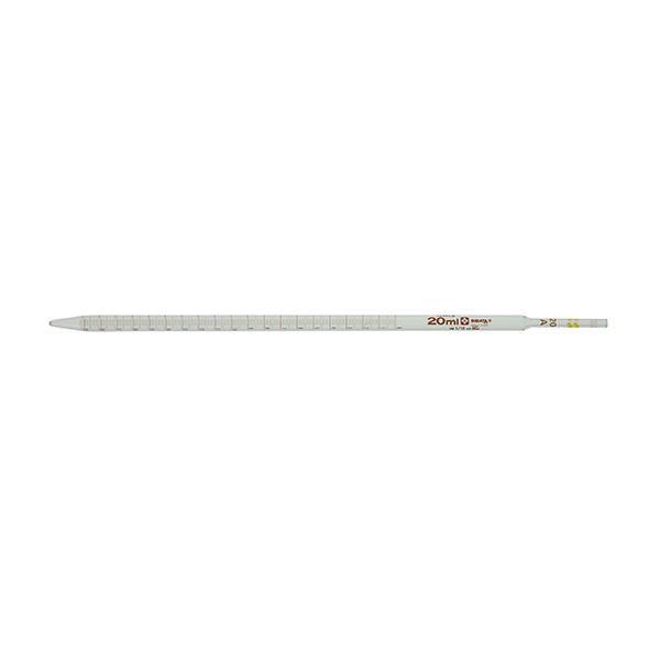 メスピペット スーパーグレード 先端目盛 カラーコード付 20mL 020020-20A 柴田科学(SIBATA)