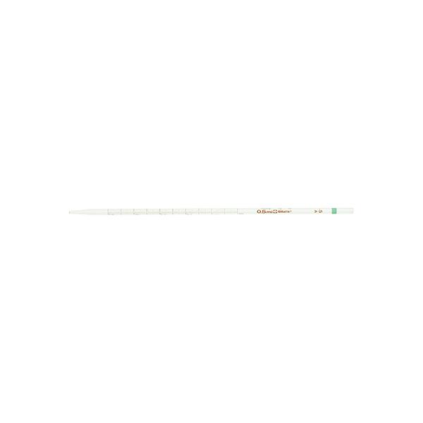 メスピペット スーパーグレード 普通目盛 カラーコード付 0.5mL 020010-05A 柴田科学(SIBATA)