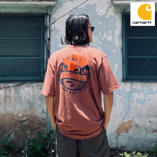Carhartt（カーハート） ポケT USA企画 104797 WOODS LOOSE FIT T