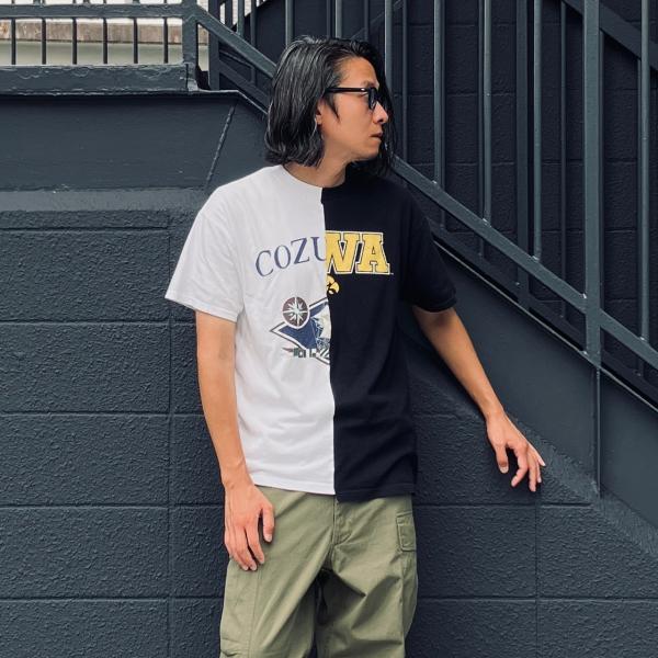 MILITARY（ミリタリー） リメイク USED ドッキング Tシャツ / WHITE