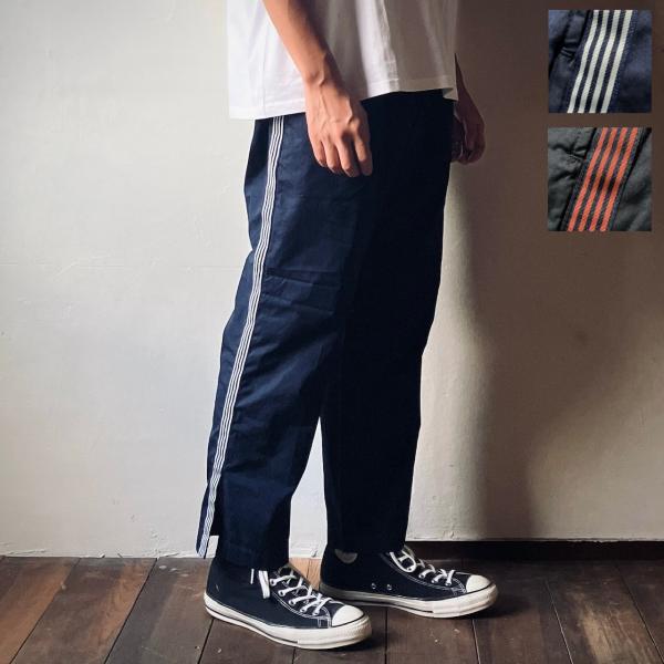 colville/リメイクラインパンツ HOUSTON（ヒューストン） リメイク STRIPE LINE SLIT PANTS チノパンツ