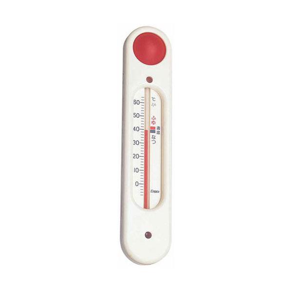 EMPEX 吸盤付 浮型 湯温計 元気っ子 TG-5101 ホワイト