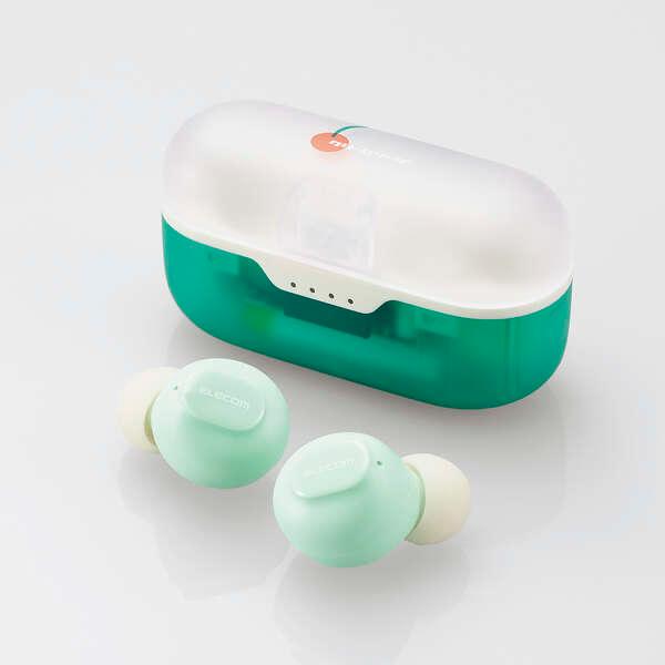 ELECOM LBT-TWS16CSGN 完全ワイヤレスBluetoothヘッドフォン /メロン