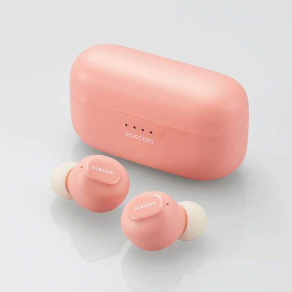 ELECOM LBT-TWS16PN 完全ワイヤレスBluetoothヘッドフォン /ピンク