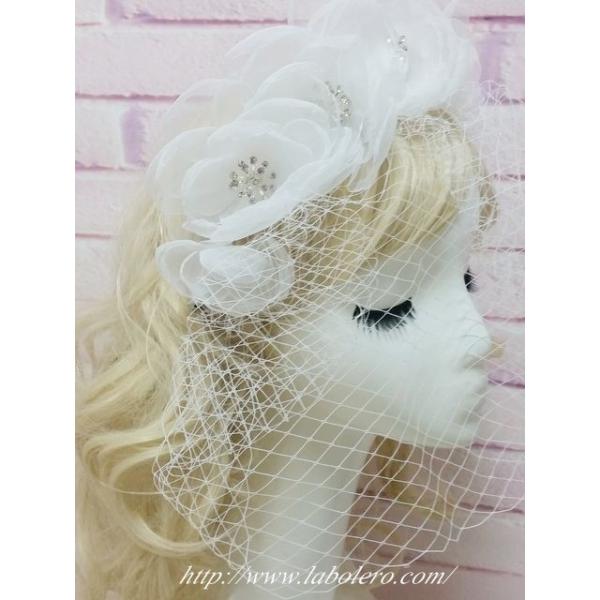 チュールがついたお花のビジューヘッドドレス ウェディング ブライダル ヘアアクセサリー 結婚式 花嫁 リボンカチューシャ Buyee Buyee Japanese Proxy Service Buy From Japan Bot Online