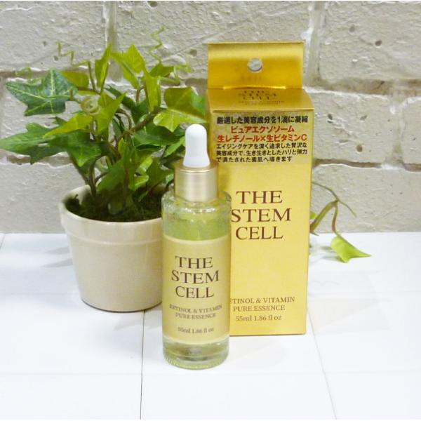 ザ ステムセル レチノール＆ビタミン ピュアエッセンス 55ml : ラ