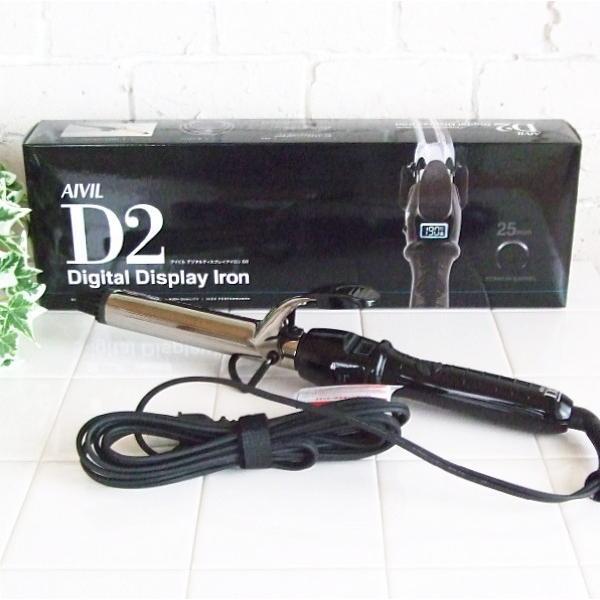 AIVIL D2　アイビルディスプレイヘアアイロン アイビル デジタルディスプレイアイロン D2 チタンバレル 32mm