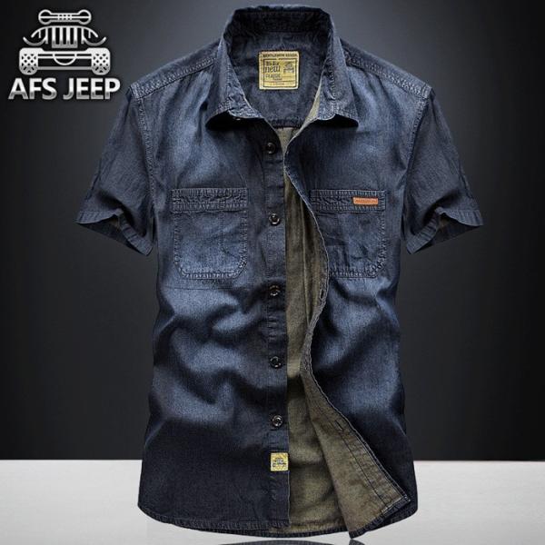 シャツ メンズ カジュアルシャツ メンズ 半袖 無地トップス デニムシャツ 薄て 大きいサイズ ストレッチ アメカジ ｍ ３ｘｌ 送料無料 Buyee Buyee 日本の通販商品 オークションの代理入札 代理購入