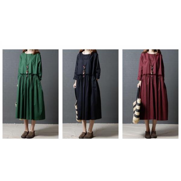 ワンピース レディース 膝丈ワンピース リゾート 長袖 30代 40代 50代 森ガール Buyee Buyee Japanese Proxy Service Buy From Japan Bot Online